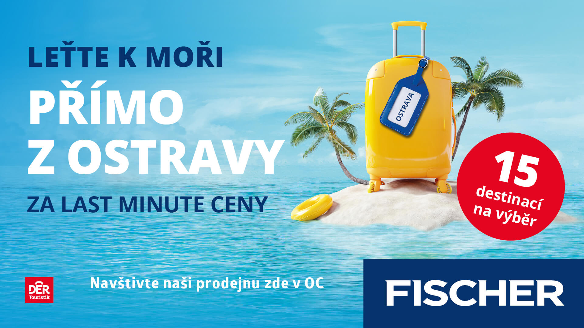 Leťte k moři přímo z Ostravy za last minute ceny