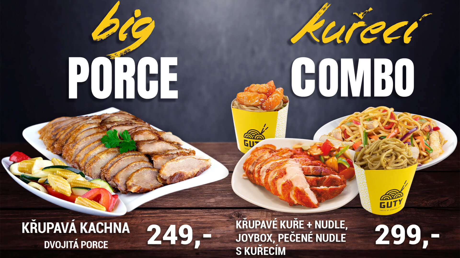 BIG PORCE A KUŘECÍ COMBO