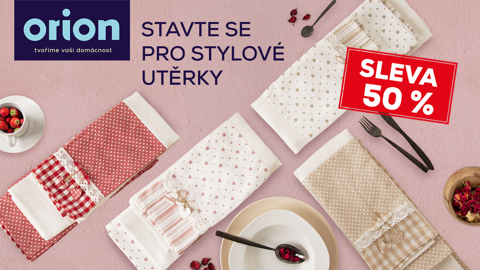 STYLOVÉ BAVLNĚNÉ UTĚRKY JSOU NYNÍ V AKCI