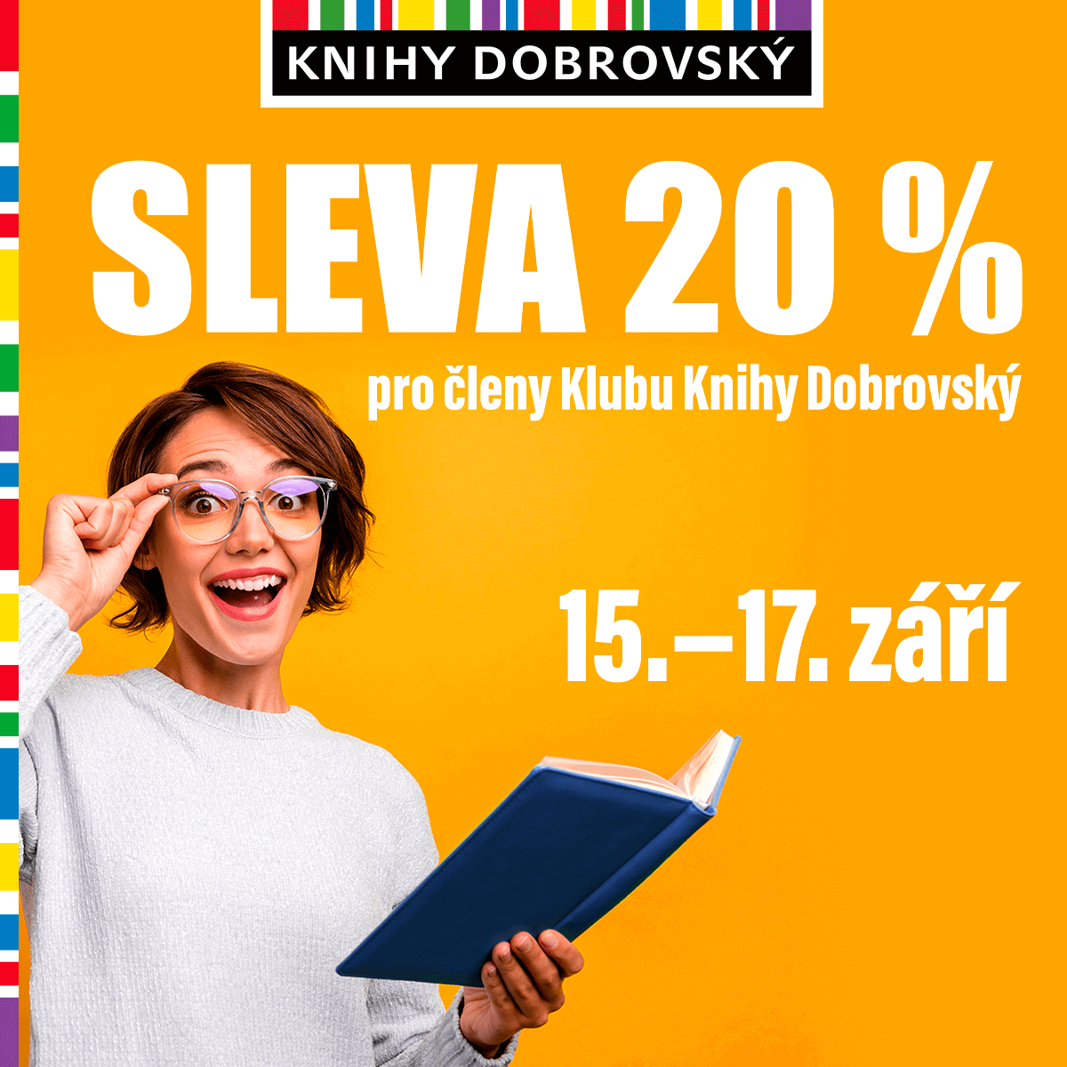 Sleva 20 % pro členy Klubu Knihy Dobrovský