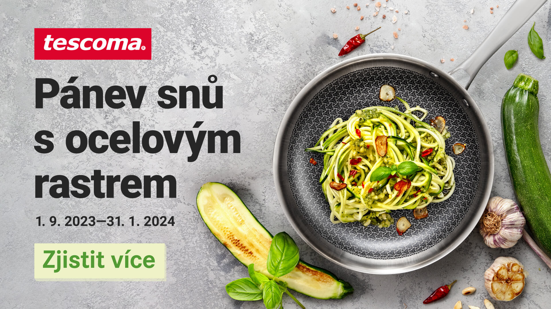 pánev snů s ocelovým rastrem