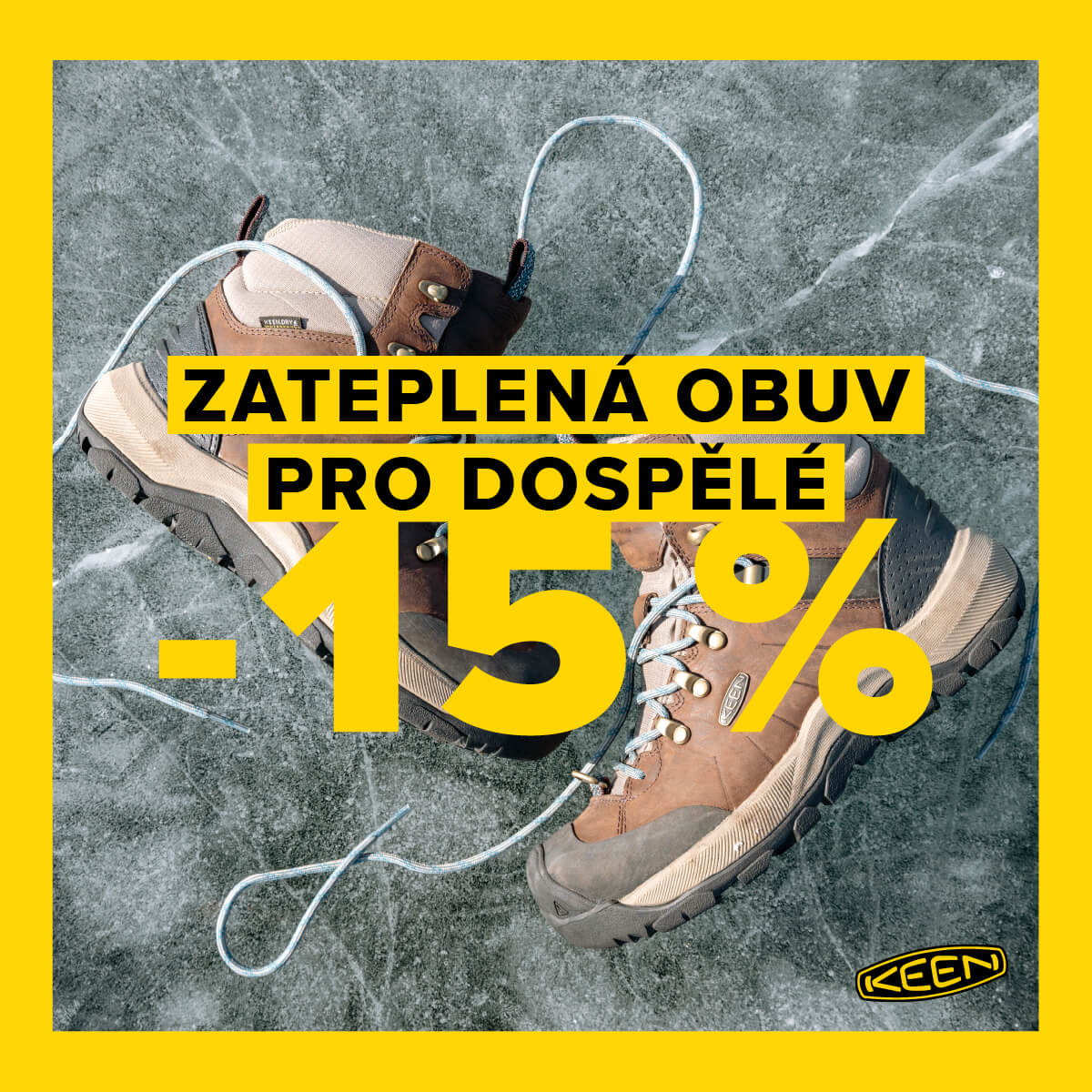 Zateplená obuv pro dospělé se slevou 15 %
