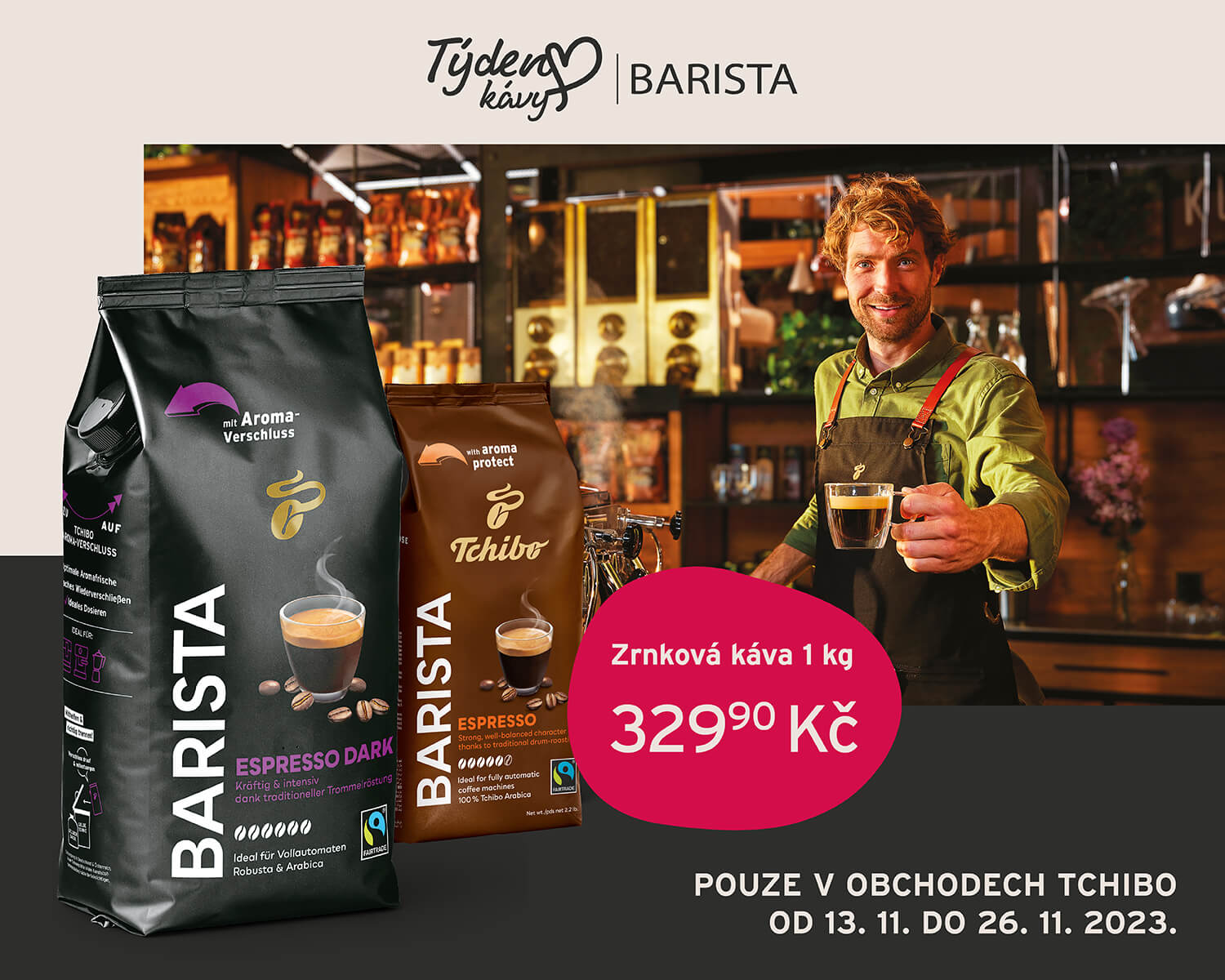 týden kávy tchibo barista