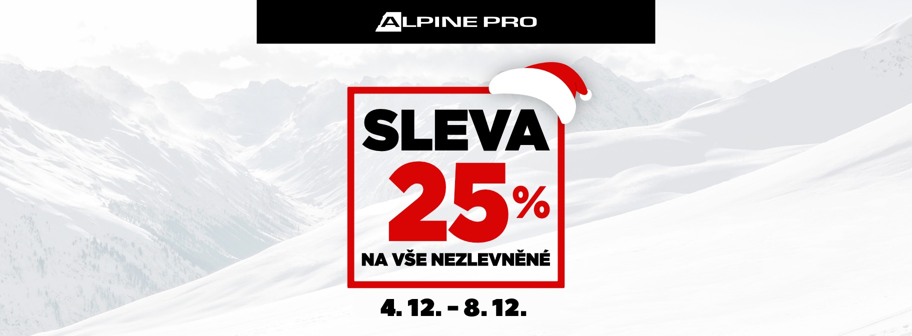 Mikulášská nadílka ALPINE PRO - sleva 25 % na vše nezlevněné!