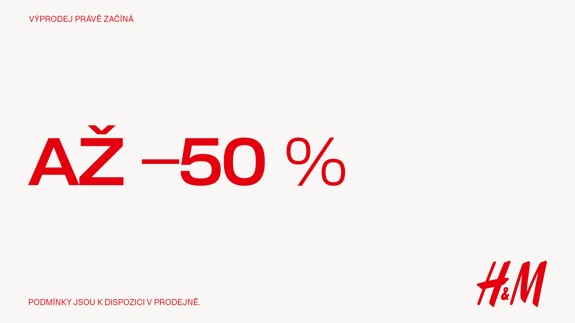 Letní výprodej až -50 %
