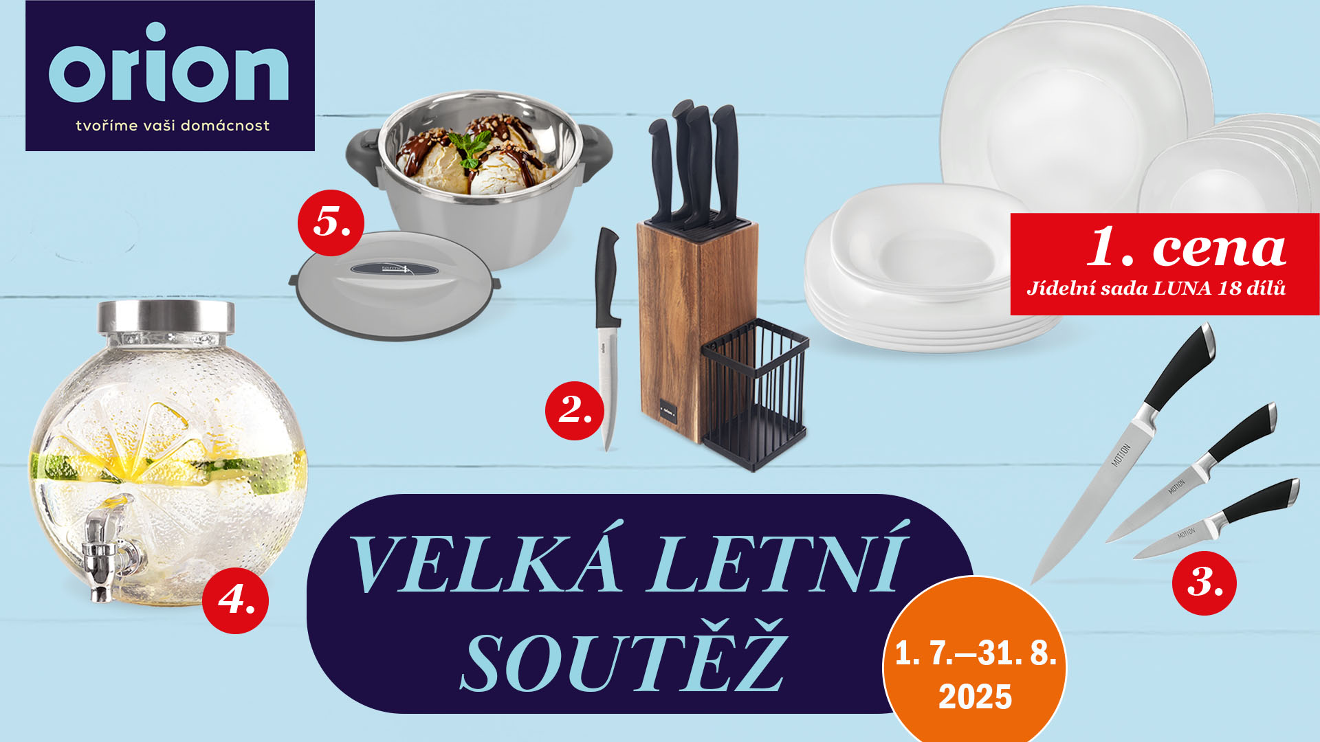 VELKÁ LETNÍ SOUTĚŽ NA PRODEJNÁCH