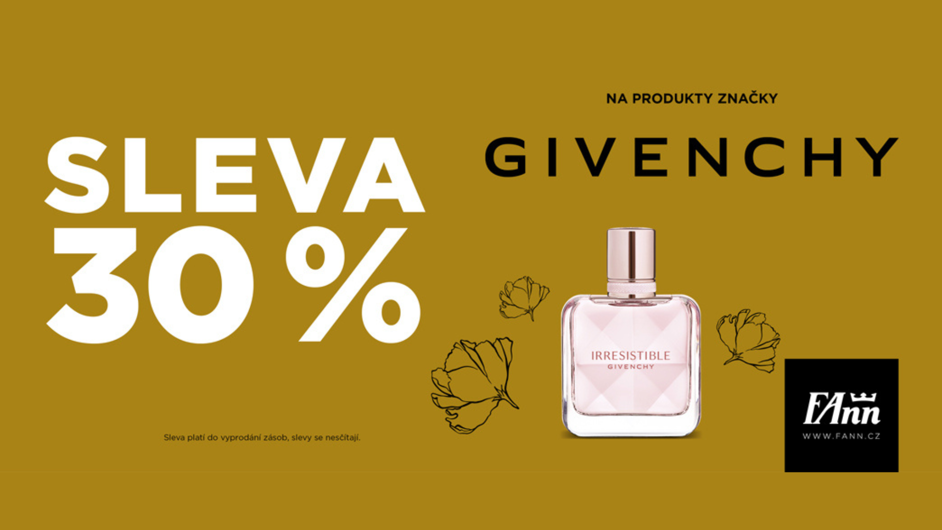 30% sleva na značku GIVENCHY