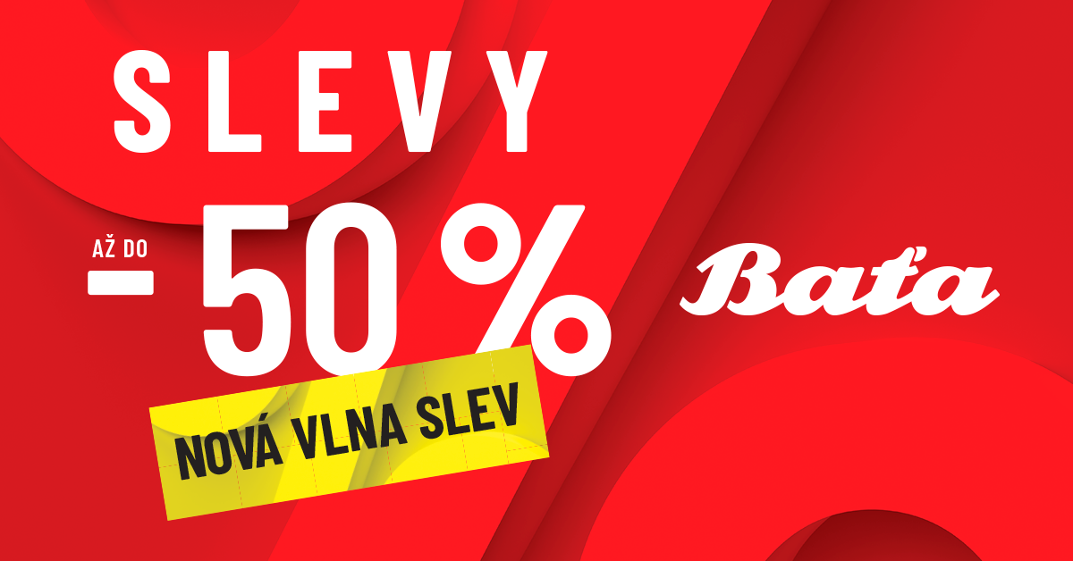 slevy aŽ do -50% - novÁ vlna slev