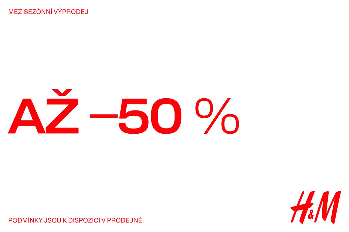 mezisezónní výprodej v h&amp;m až -50 %
