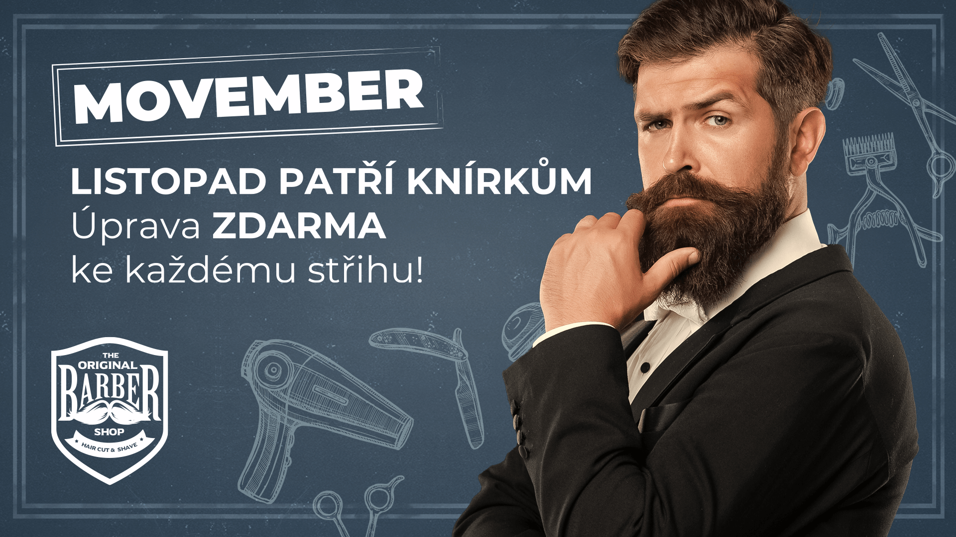 Listopad patří knírkům