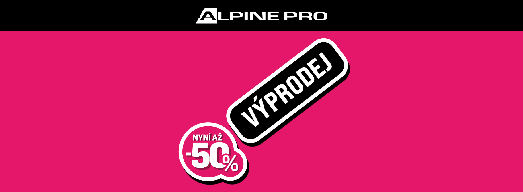 výprodej až -50 %