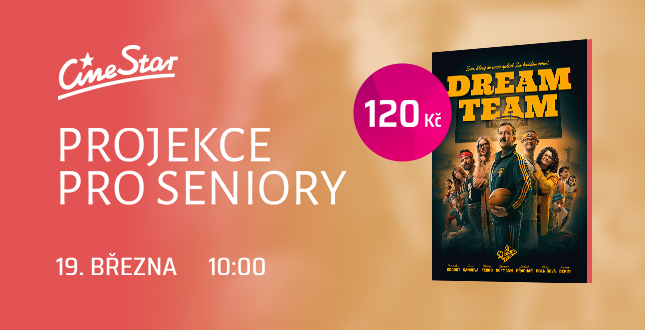 seniorská projekce s filmem dream team