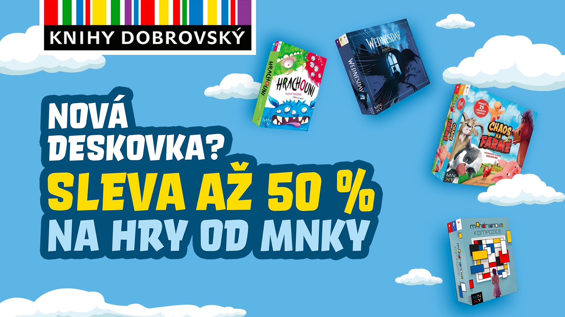 hity od mnky se slevou až 50 % 