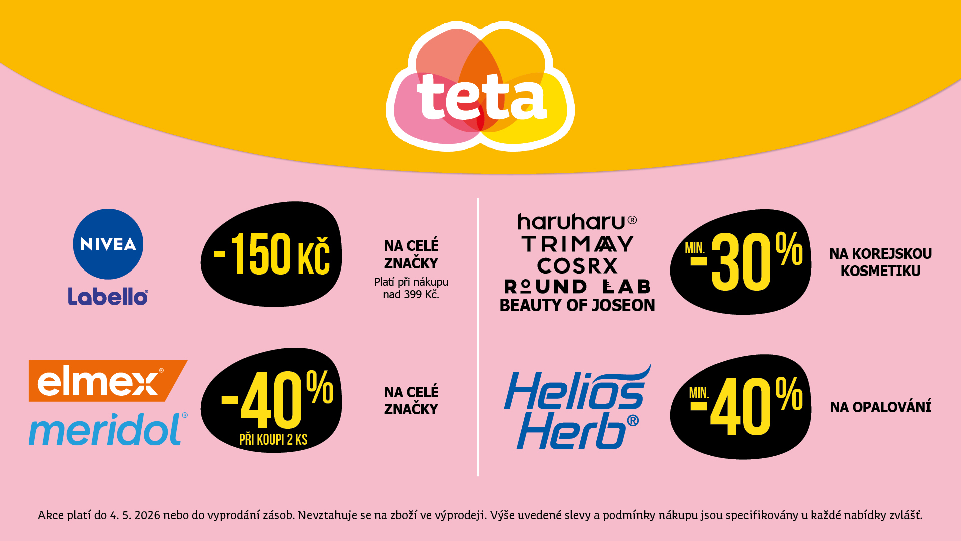 Akční nabídka Teta