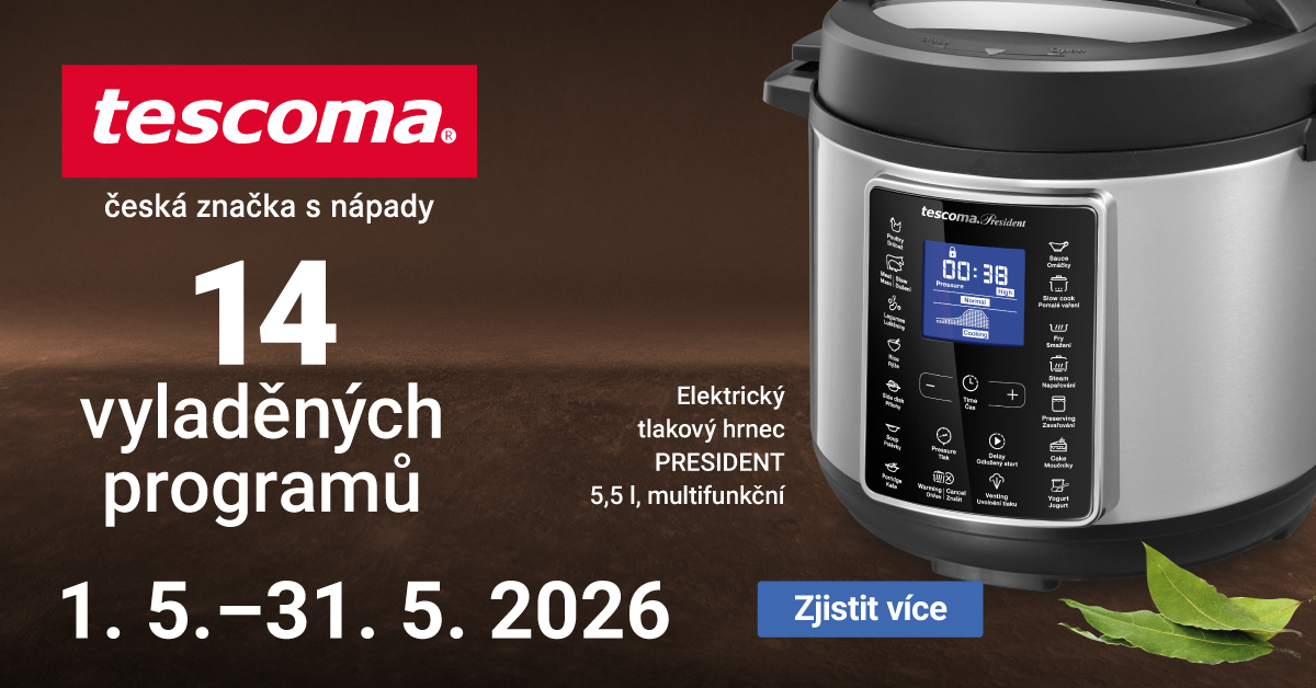 tescoma elektrický tlakový hrnec president