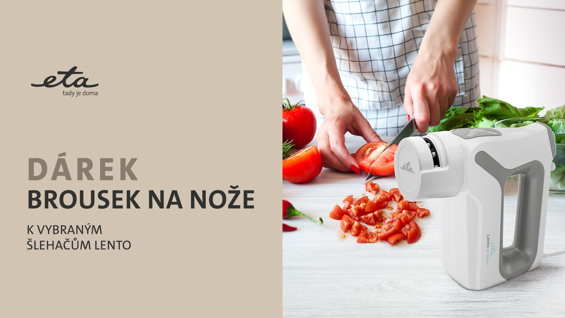 získejte nabroušený dárek ke šlehačům lento!