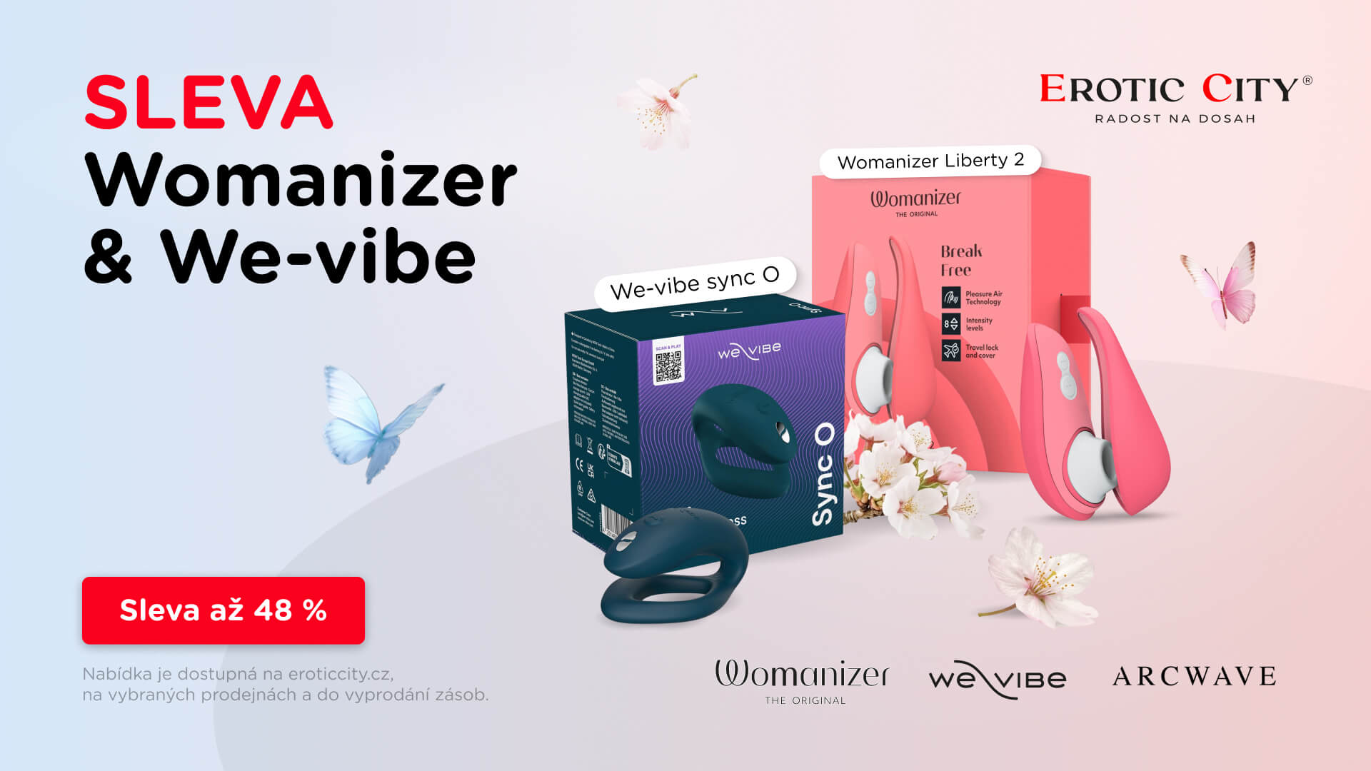 womanizer a we-vibe – slevy až 48 %