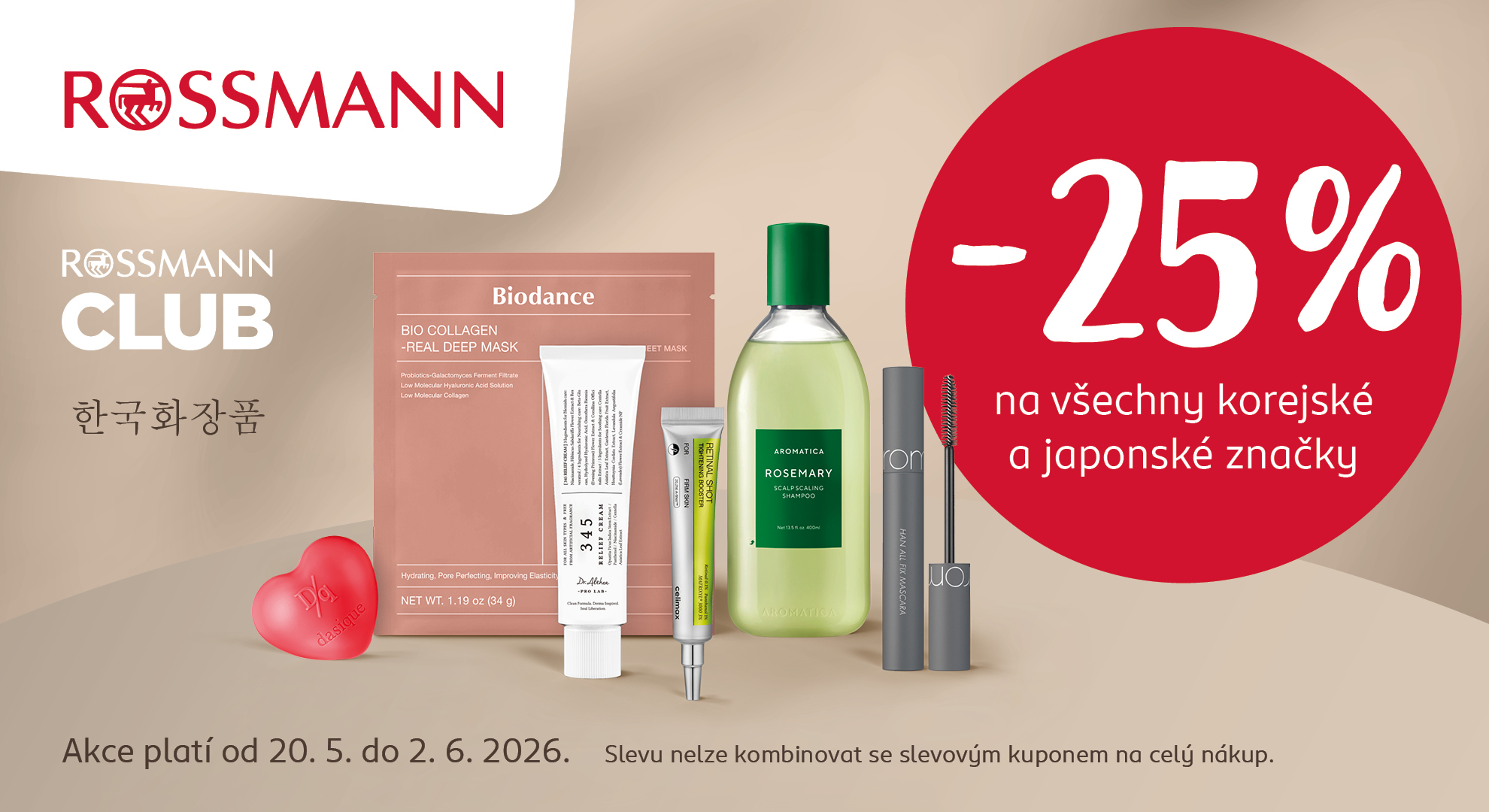 -25 % na všechny korejské a japonské značky