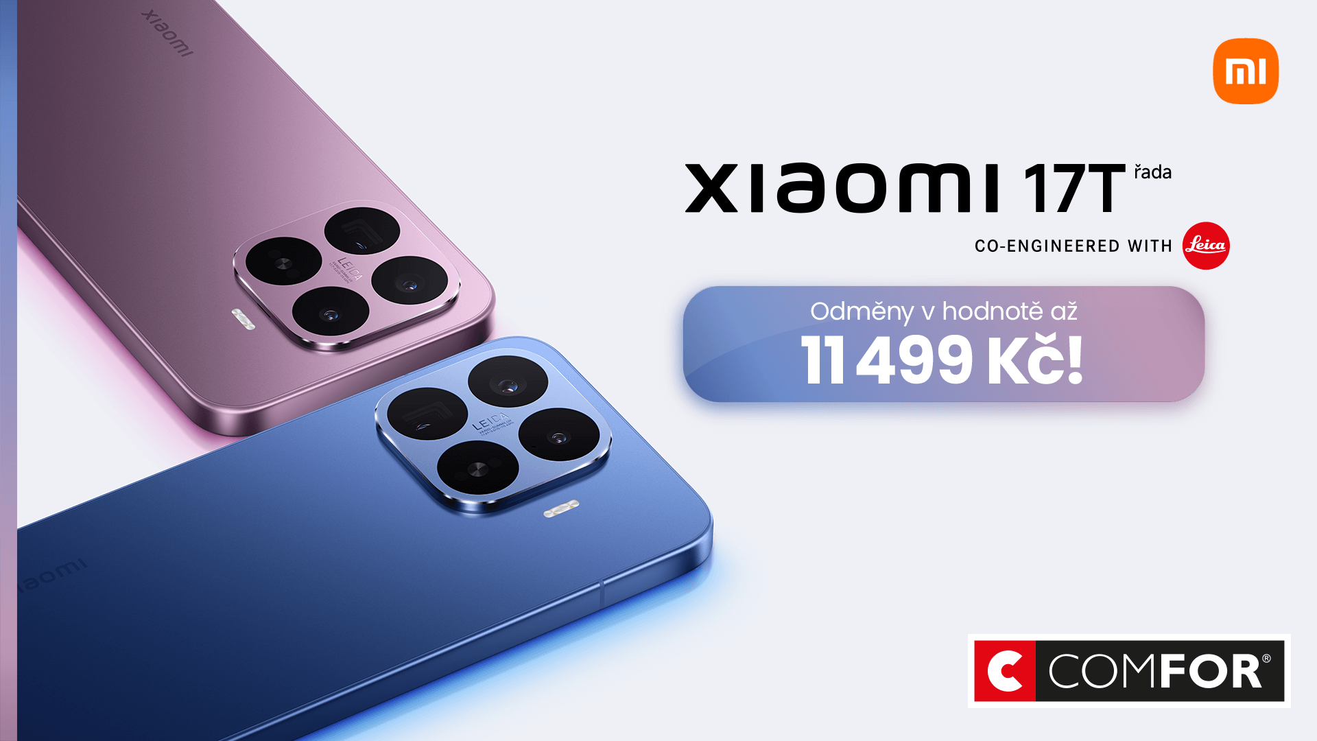 odměny až 11 499 kč! nová řada xiaomi 17t