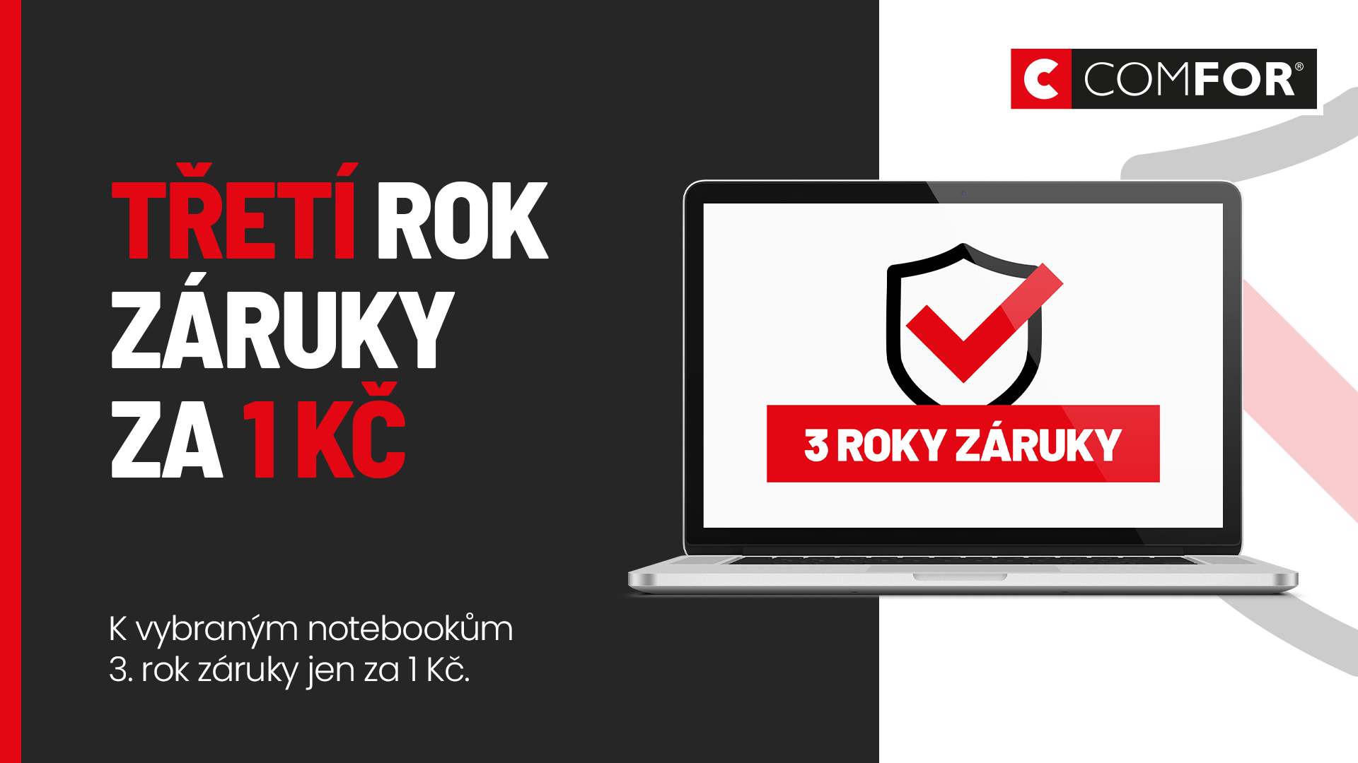 třetí rok záruky za 1 kč!