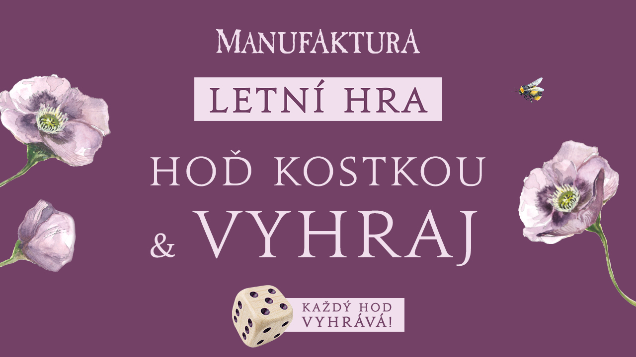 letní hra v prodejně manufaktura