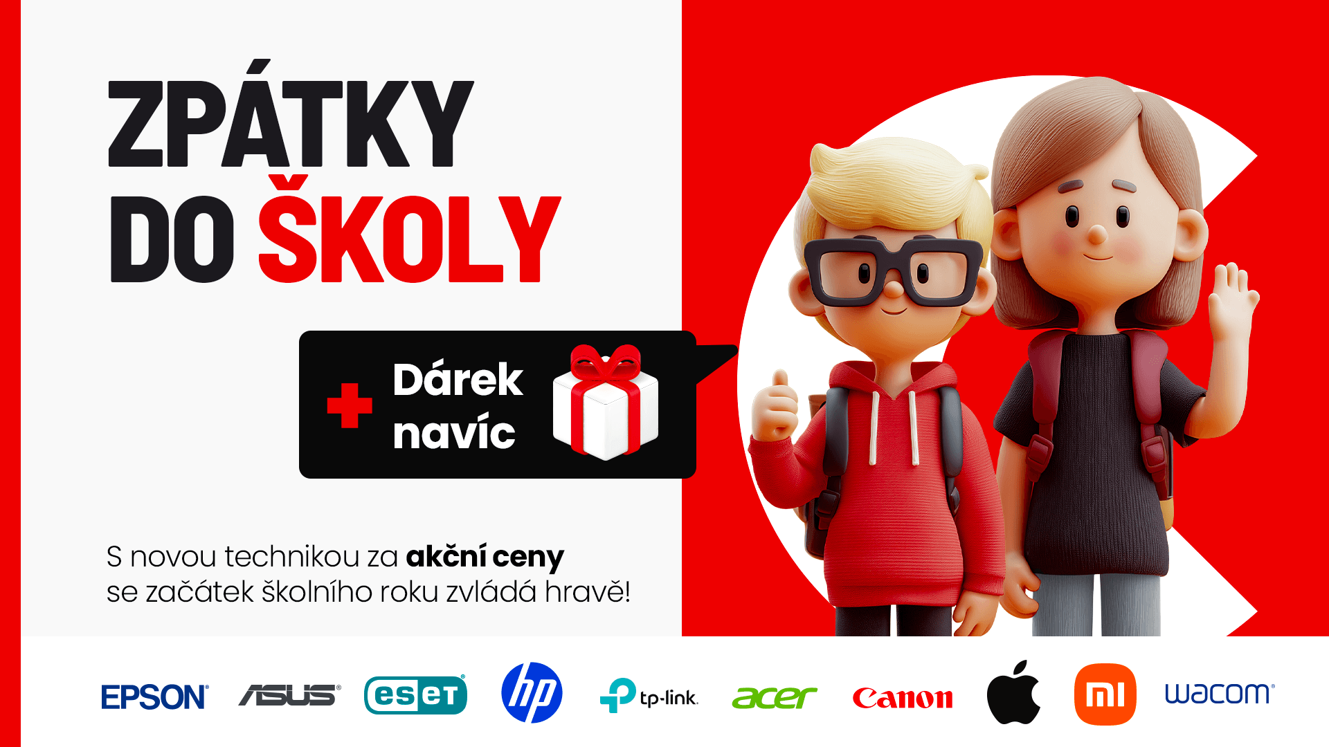 vybavte se do školy bez stresu a s dárkem navíc