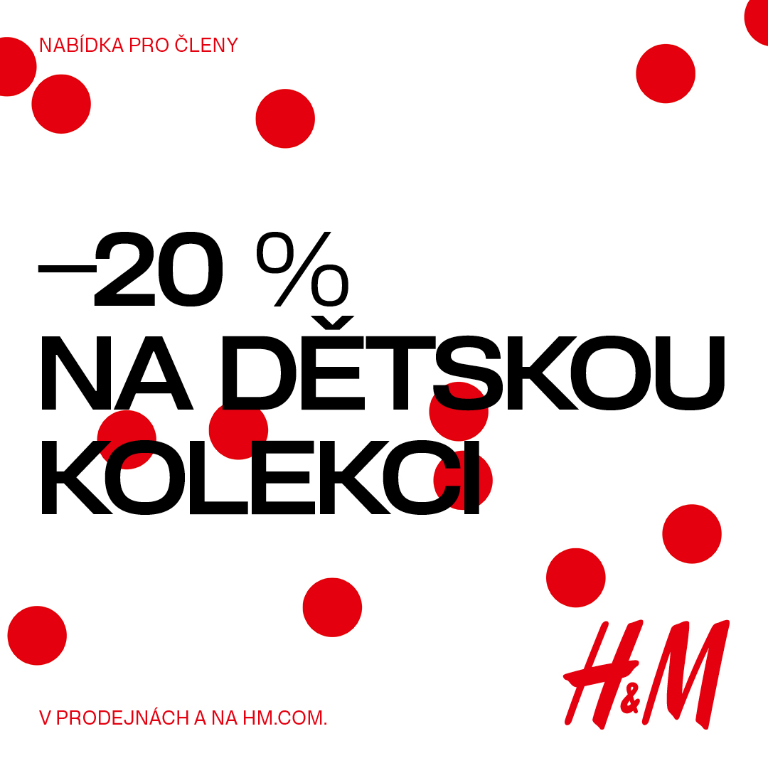 -20 % na dětskou kolekci h&amp;m
